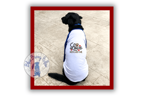 Love Rescued Me Embroidery Design