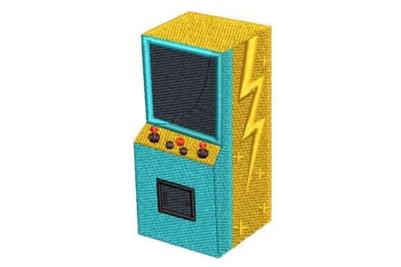 Retro Arcade Machine Embroidery Review