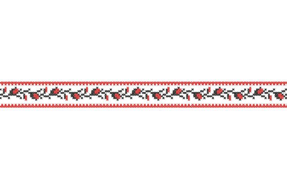 Set Vintage Border Embroidery Designs