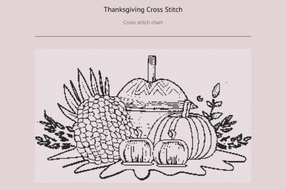 Thanksgiving Cross Stitch Review